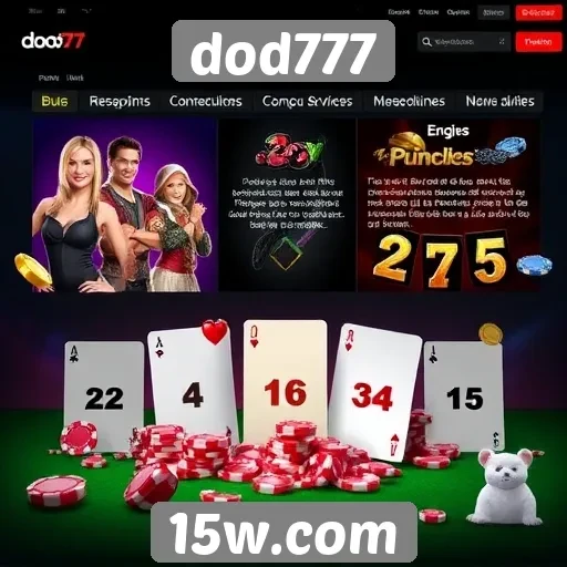 Novas funcionalidades do site dod777 para jogadores